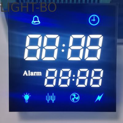Custom Ultra Wit / Blauw 7 Segment LED Display Gemeenschappelijke katode voor Digitale Oven Timer