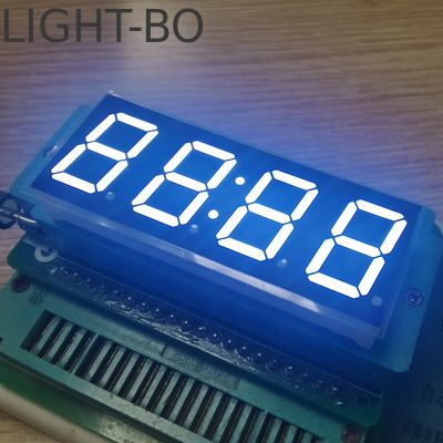 4 cijfers 7 segmenten LED-klokscherm Gewone anode Wit 14,2 mm voor digitale timer