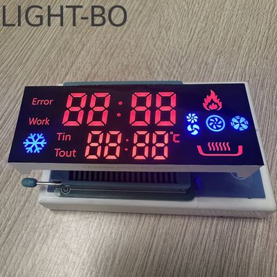 Gepersonaliseerd ultra-rood/blauw 7-segment LED-display voor gaskokercontroller