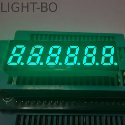 Groen Kleine grootte 6 cijfers 7 segmenten LED-display Gemeenschappelijke katode voor frequentieomzetter