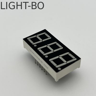 Gemeenschappelijke kathode Ultra helder rood LED-display 7 segment 3 cijfers 14,2 mm voor temperatuurcontroller