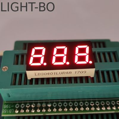 0.4in CC 3-digit 7-Seg LED, Ultra Bright Red Display voor Temperature Indicator
