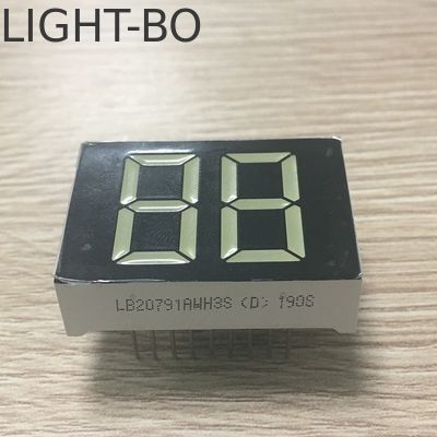 Goede prijs. Ultra helder Rood Gewone anode 20 mm Wit 2 cijfers 7 Segment LED Display online