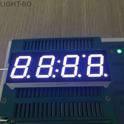Van de ultra Witte 0,56“ 4 Cijfer LEIDENE de Gemeenschappelijke Kathode Klokvertoning voor Digitale Klokindicator