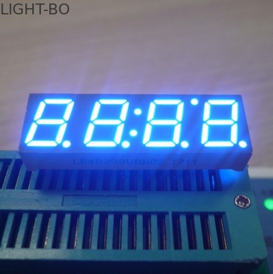 STB 0,39“ Digitale Klok Geleide Vertoning 4 Verspreid Cijfer Epoxy Grijze Oppervlakte Lange Levensduur