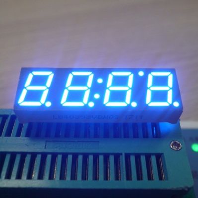 STB 0,39“ Digitale Klok Geleide Vertoning 4 Verspreid Cijfer Epoxy Grijze Oppervlakte Lange Levensduur