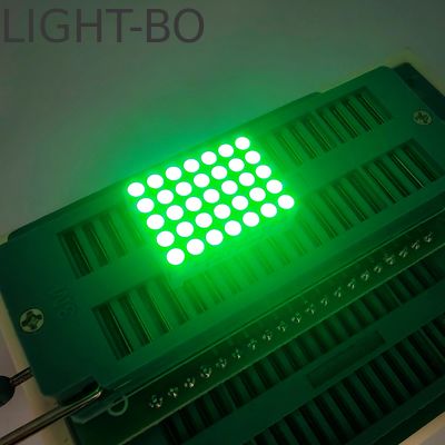 Goede prijs. 1.9mm Gemeenschappelijke Kathode DOT Matrix Puur Groene LED Display online