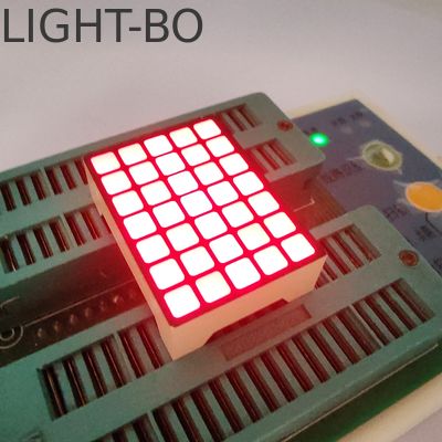Goede prijs. 5*7 vierkant DOT Matrix LED Display Super helder rood voor liftvloer indicator online