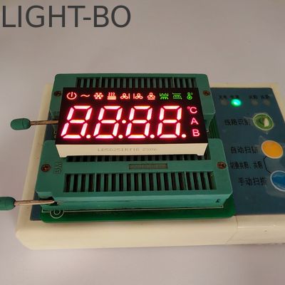 4 cijfers 7 segment Common Cathode LED-display voor airconditioning controller