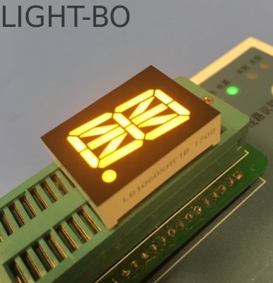 Goede prijs. 0.8inch 16 Segment Alphanumeric LED Display Yellow Single Digit Common Anode For Elevator Indicator online