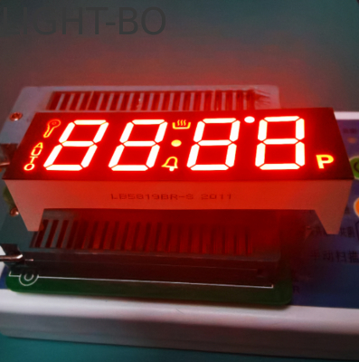 Ultra-rood 4 cijfers 7 segment LED-display Gemeenschappelijke anode voor oven timer controller