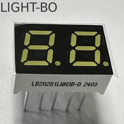 Goede prijs. Super helder wit 2 cijfers 7 mm 7 segment LED-display Gemeenschappelijke katode voor huishoudelijke apparaten online