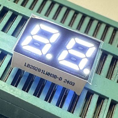 Super helder wit 2 cijfers 7 mm 7 segment LED-display Gemeenschappelijke katode voor huishoudelijke apparaten