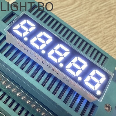 5 cijfers 7 mm 7 segment LED-scherm Gewone anode Ultra helder wit voor frequentieomzetter