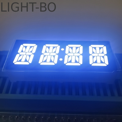 Aangepaste Ultra Witte 4-cijferige 10,2 mm 14-segment LED-display gemeenschappelijke anode voor huishoudelijke apparaten