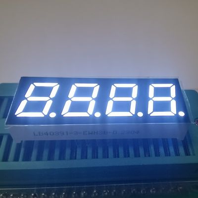 Ultra bright white 4 Digit 7 Segment LED Display 0.39inch Common Anode for instrument panel