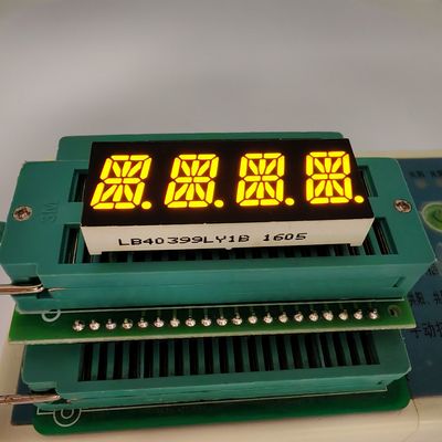 Goede prijs. 4 Digit 16 Segment Yellow Alphanumeric LED Display for Instrument Panel online