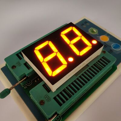 2-cijferig oranje 7-segment LED temperatuurdisplay