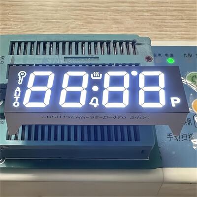 Ultra Witte LED Display 7 Segment 4 Cijfer Gemeenschappelijke Kathode voor Oven 58.2*19mm