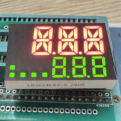 Goede prijs. Aangepaste Rood/Groene Dubbele Lijn 3-cijferige 7-segment LED-display Gemeenschappelijke Kathode voor Temperatuurregelaar online