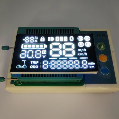 Witte aangepaste 7-segment LED-displays met IC voor elektrische scooters