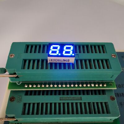Goede prijs. Ultra helder blauw 2-cijferig 7-segment LED display voor elektronische systemen online