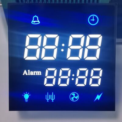Ultra helder wit en blauw 7 segmenten LED-display gemeenschappelijke kathode ontworpen voor digitale oventimers en gaskokers met stabiele prestaties