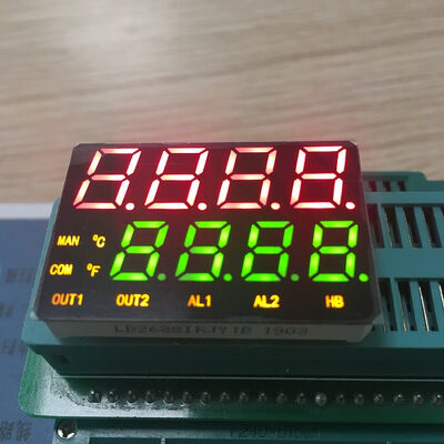 Goede prijs. Rood/groen/geel 4 cijfers Dual Line 7 Segment LED Display Gemeenschappelijke anode voor temperatuurregeling online