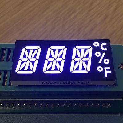 Ultra Helder Wit 14 Segment Alfanumeriek LED Display 3 Cijfers voor Temperatuur