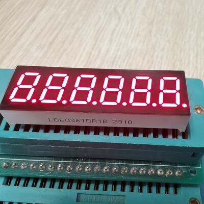 Super Helder Rood 9.2mm 6 Cijfers 7 Segment LED Display Common Anode voor Digitale Countdown Timer