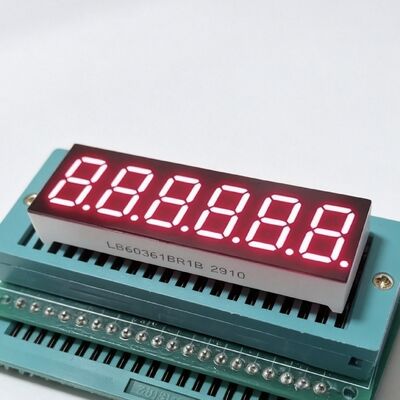 Super helder rood 6-cijferig 0,36-inch 7-segment LED-scherm, veel gebruikt voor instrumentenpaneel