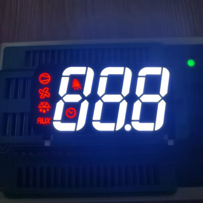 Aangepaste 0,67 inch 3-cijferige gemeenschappelijke anode LED-display voor koelkasten