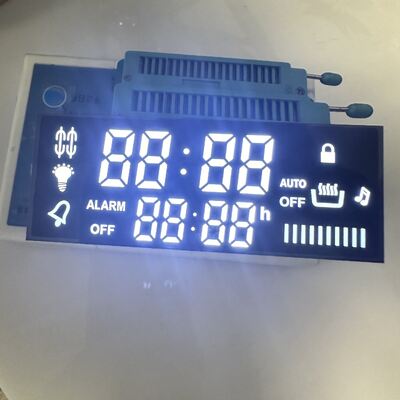 Op maat gemaakte ultrahelderwitte 7-segment LED-displaymodule voor bedieningspanele voor gaskookplaten