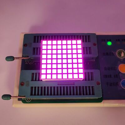 Ultrahelder roze 8x8 dot matrix LED-display voor liften