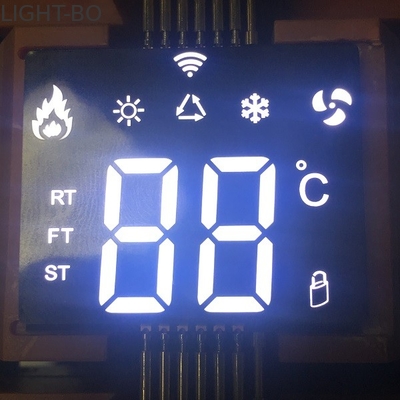 Ultra dunne LED-display SMD wit 7 segment voor airconditioning controller