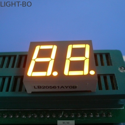 0.56 inch Dual Digit 7-Segment LED Display Gewone anode Gele kleur