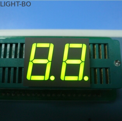 0.56 inch Double Digit Common Anode 7-Segment LED Display Geel Groen