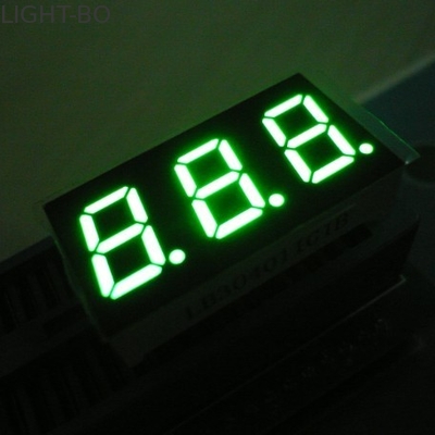 Goede prijs. Drie-cijferig puurgroen 7 segment LED-display gemeenschappelijke anode online