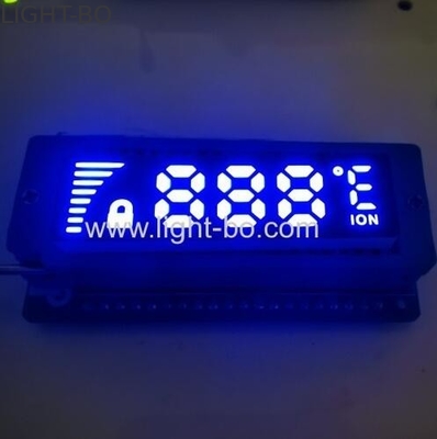 Ultra dun gepersonaliseerde witte kleur 7 segment LED-scherm gemeenschappelijke anode voor temperatuurcontroller