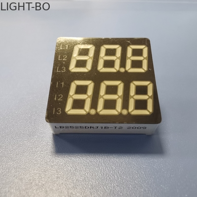 18mm Hoogte 7 Segment LEIDENE Vertonings80mw Dubbele Lijn 4 Cijfers voor Controlebord