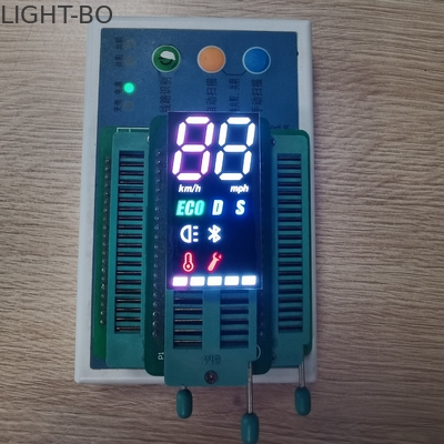 Dubbele Kleur 2 Cijfer 7 het Type van Segment Gemeenschappelijke Anode SMD LEIDENE Vertoning voor Electromobile