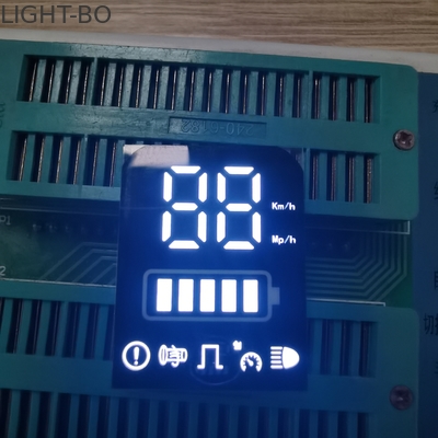 10.4mm 7 Segment Geleide Vertoning 120mcd voor Elektrische Autoped