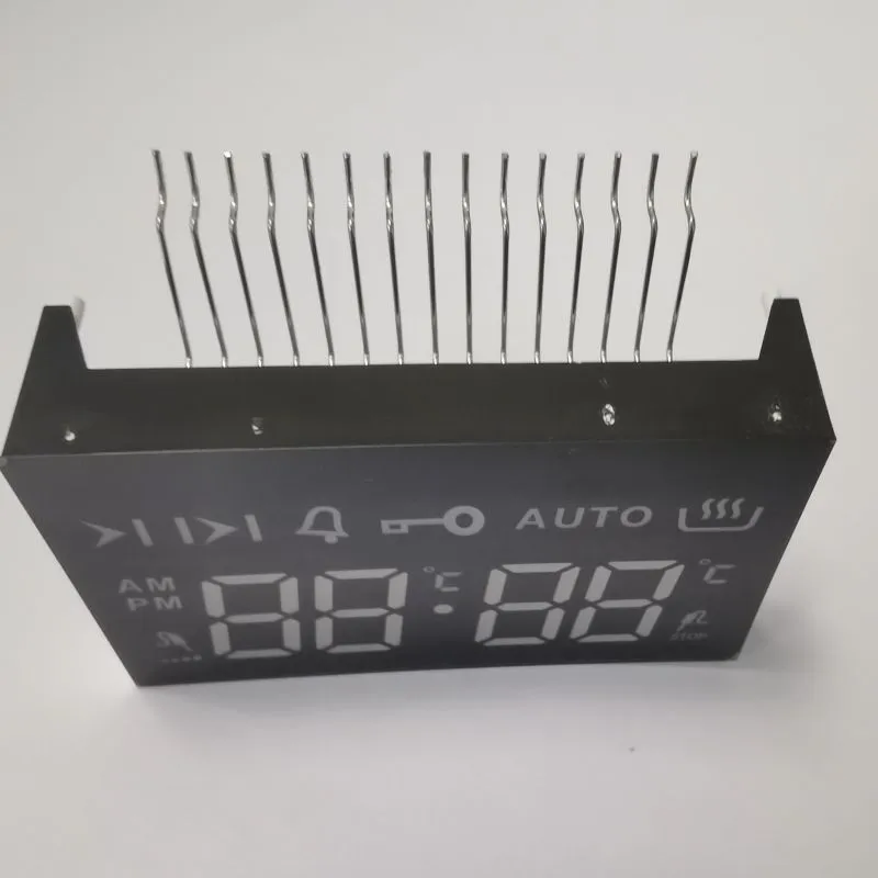 LED-scherm 7 segment Ultra Bright Amber 4 cijfers Gewone anode voor 4 toetsen Touch Ingebouwde oven 3