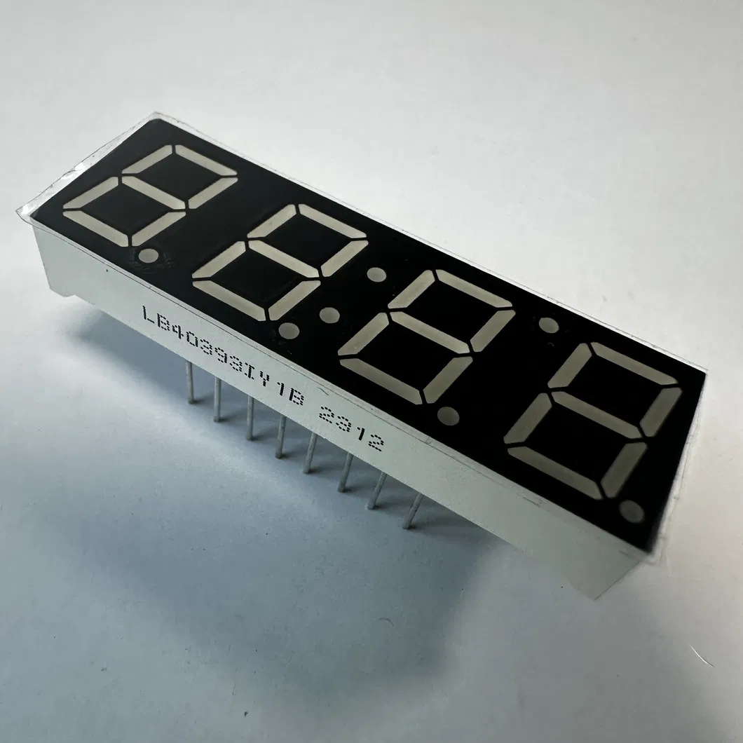 0.39"Gele 7 segmenten LED-display gemeenschappelijke anode voor temperatuurvochtigheidsindicator 2