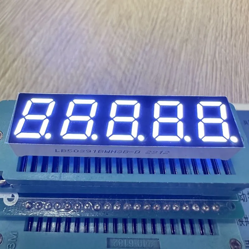 Ultrawit 7-segment LED-scherm 5 cijfers 0,39 inch gemeenschappelijke anode voor digitale indicator 5