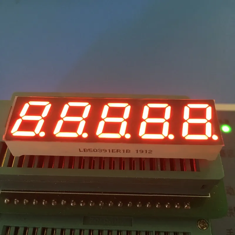 7 Segment LED Display 0,39 inch 5 cijfers Common Cathode Super Bright Red voor Digitale Frequency Converter 3