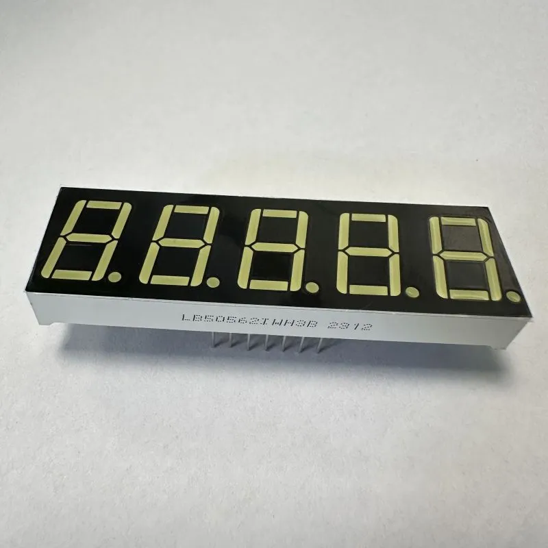 Ultrawit 0,56 inch 5-cijferig 7-segment LED-display gemeenschappelijke anode voor procescontrole 2