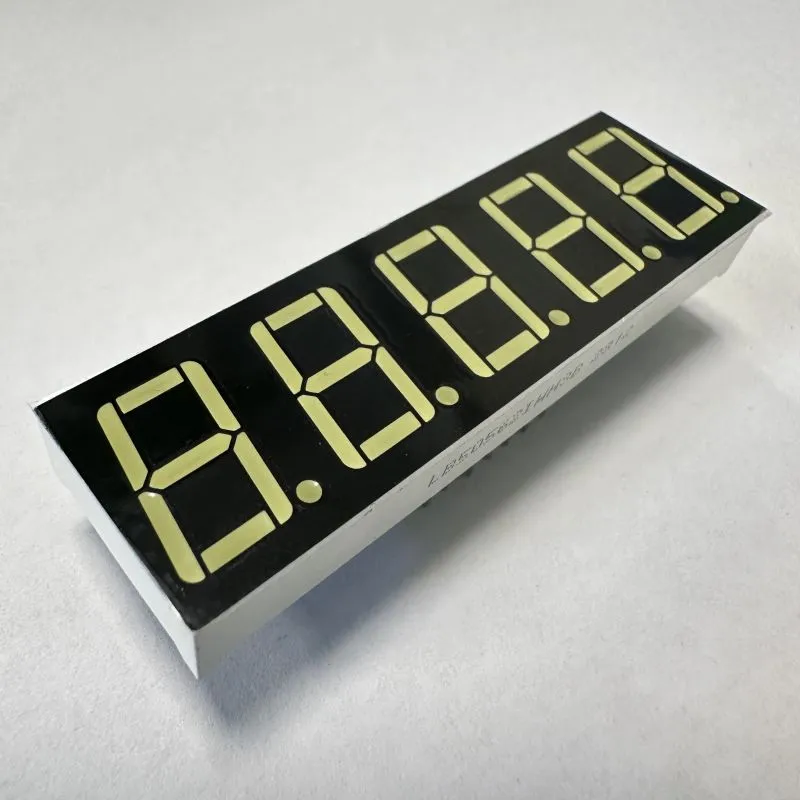 Ultrawit 0,56 inch 5-cijferig 7-segment LED-display gemeenschappelijke anode voor procescontrole 3
