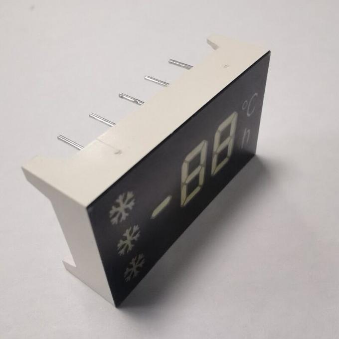 0.32 inch (8.2mm) 7-segment LED-display, Ultra Bright White, Common Anode voor koelkast & huishoudelijke apparaten besturing 2