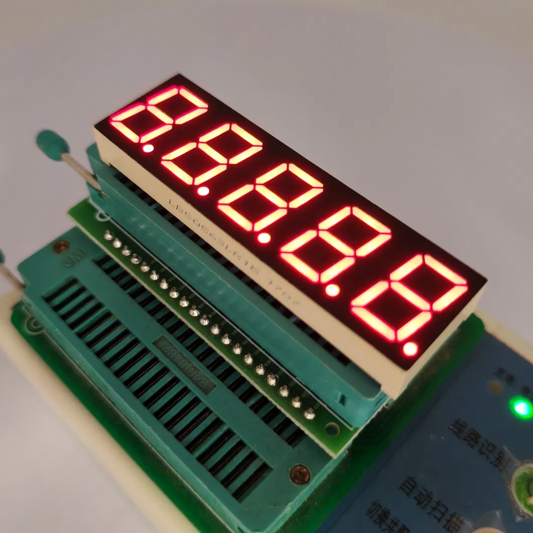 Red 5 Digit 7 Segment LED Display for Home Appliances 0